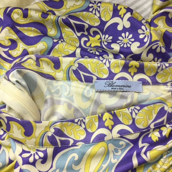 Blumarine Authentic 100% Silk Italian Skirt - Picture 5 of 6